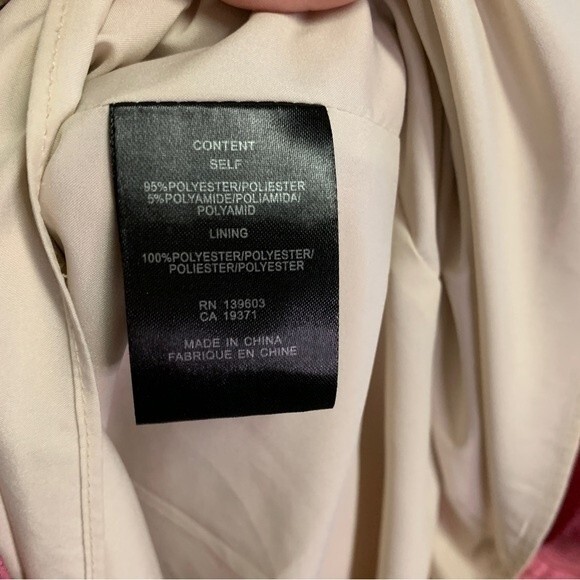 4.Collective Anthropologie Rose Pink Floral Jaquard V-Neck Sleeveless Dress Sz 6 - Picture 6 of 12